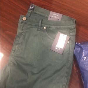 NWT green GAP jeans sz 18